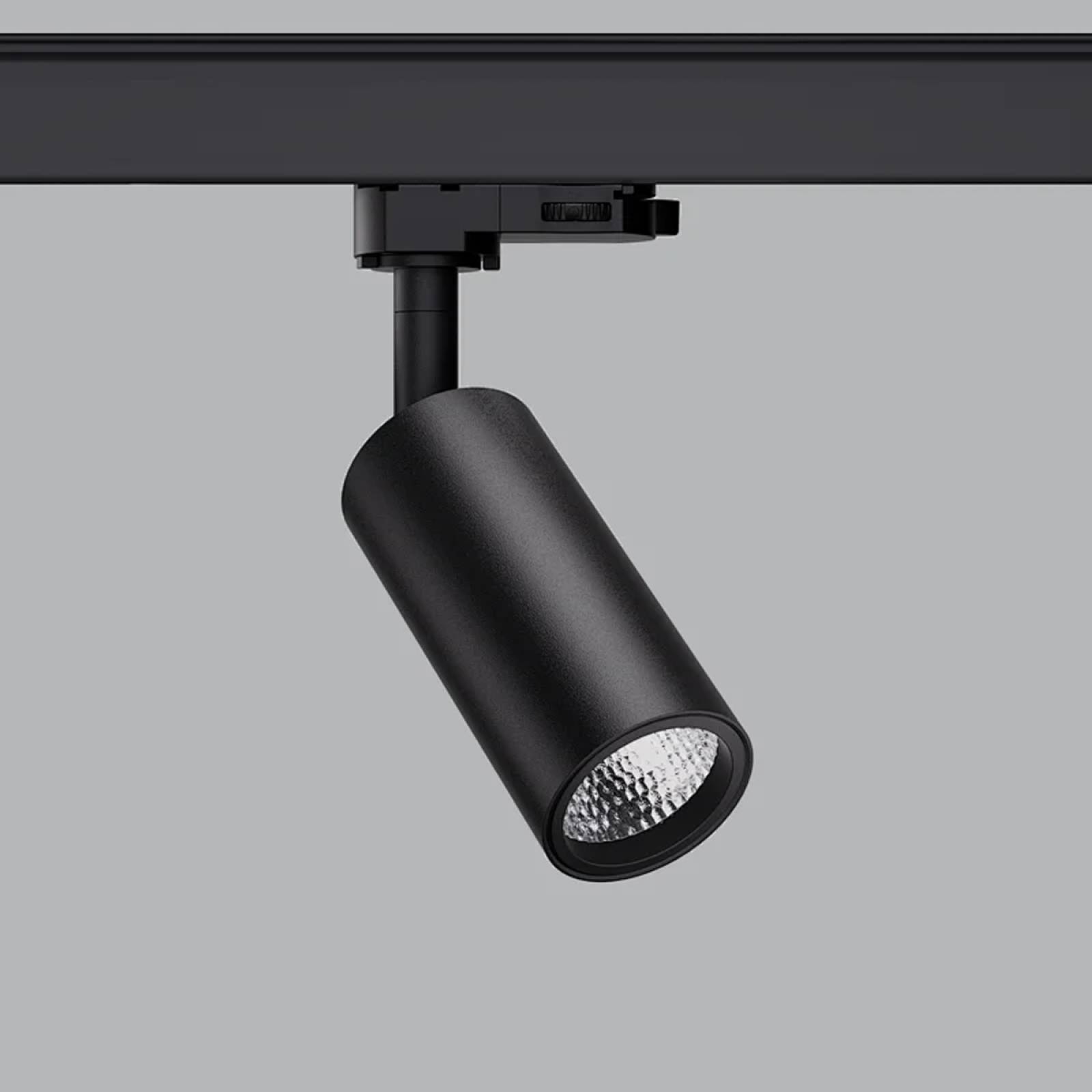 Mini Design LED 3-Phasen-Strahler 10W dimmbar schwarz, 3000K, 36� (24�,15�)