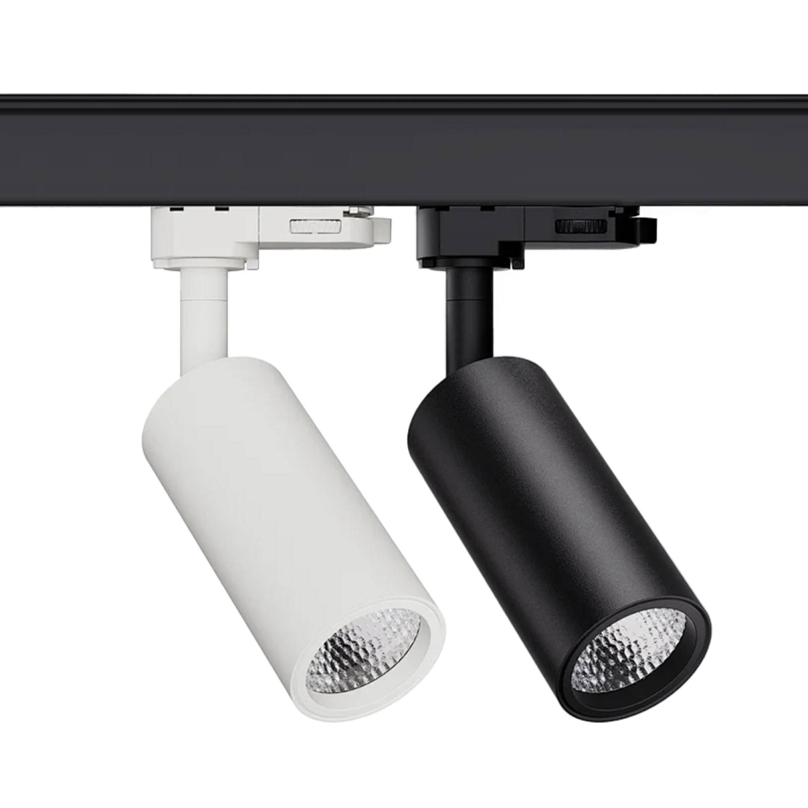 Mini Design LED 3-Phasen-Strahler 10W dimmbar schwarz/wei� 36� (24�,15�)