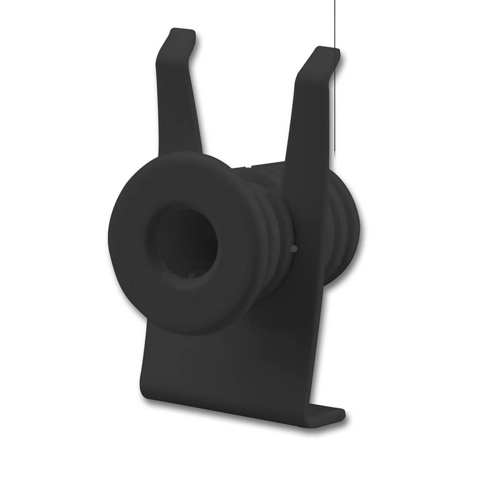 Mini-Plug Anschlussblende mit Zugentlastung f�r IL113528, schwarz