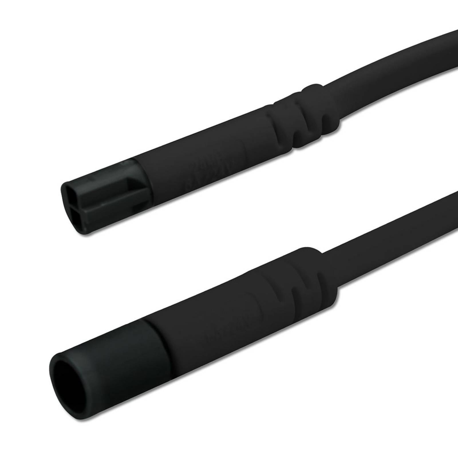 Mini-Plug Verl�ngerung male-female, 1m, 2x0.75, schwarz, max. 24V/6A