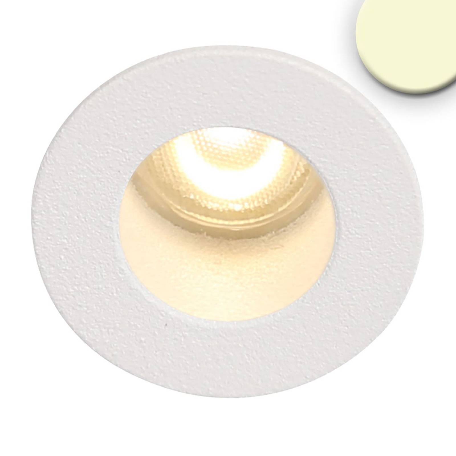 MiniAMP LED Einbauleuchte wei�, 1W, �16mm, 24V, r�ckversetzt, 3000K warmwei�, dimmbar