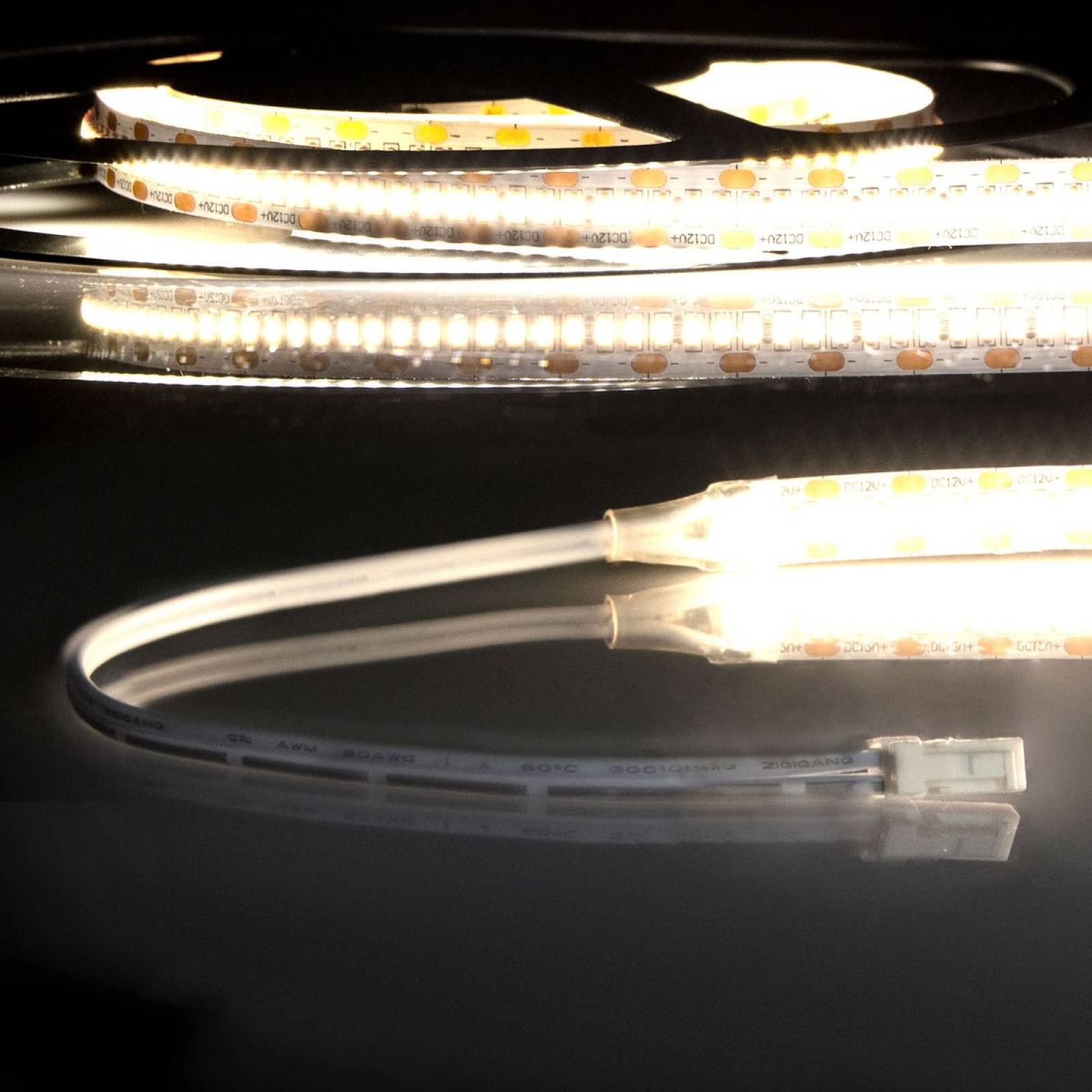 MiniAMP LED Stripe CRI930 steckerfertig 1,2m, 12V, 12W/m, warmwei� 3000K, Breite 10mm