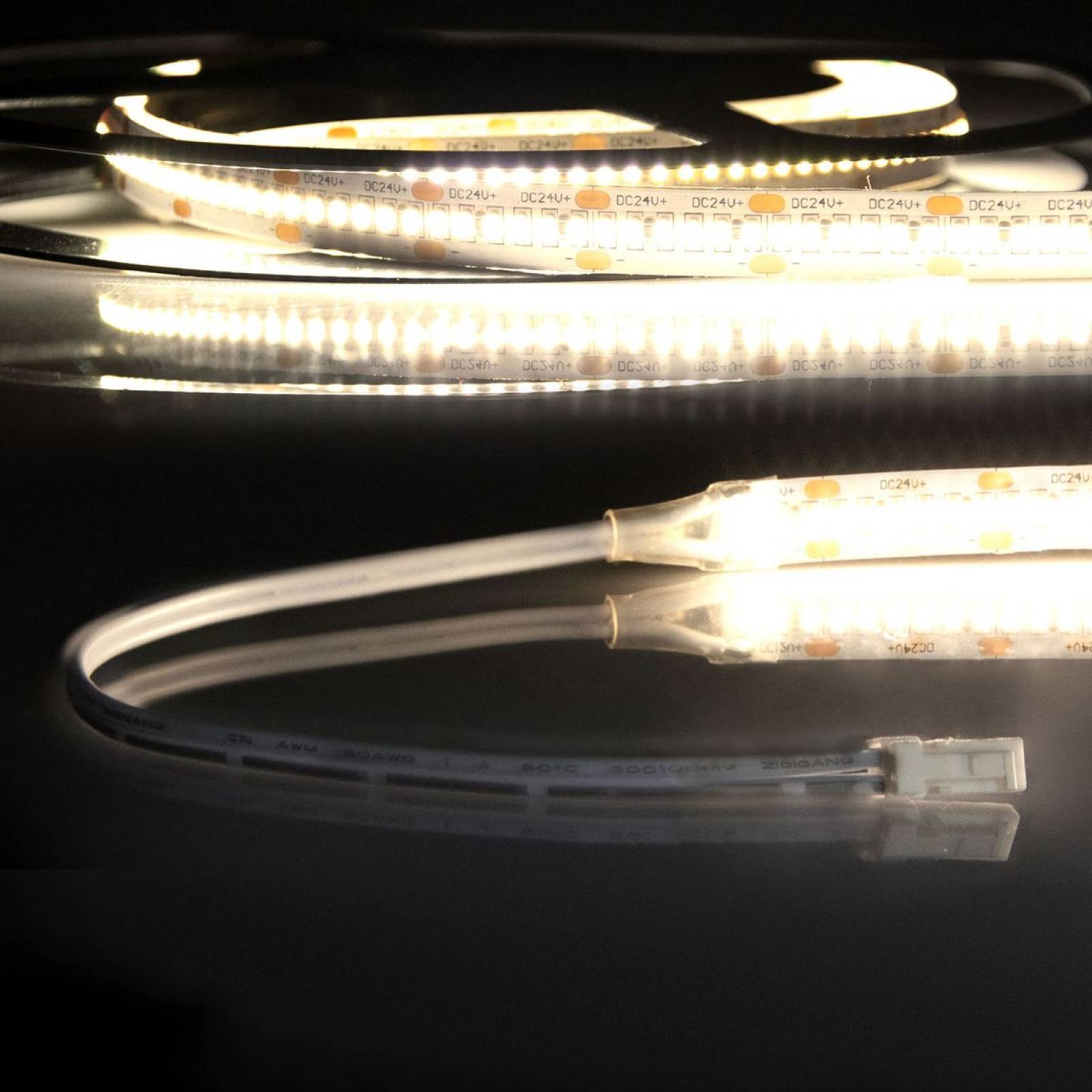 MiniAMP LED Stripe CRI930 steckerfertig 1,2m, 24V, 6W/m, warmwei� 3000K, Breite 10mm