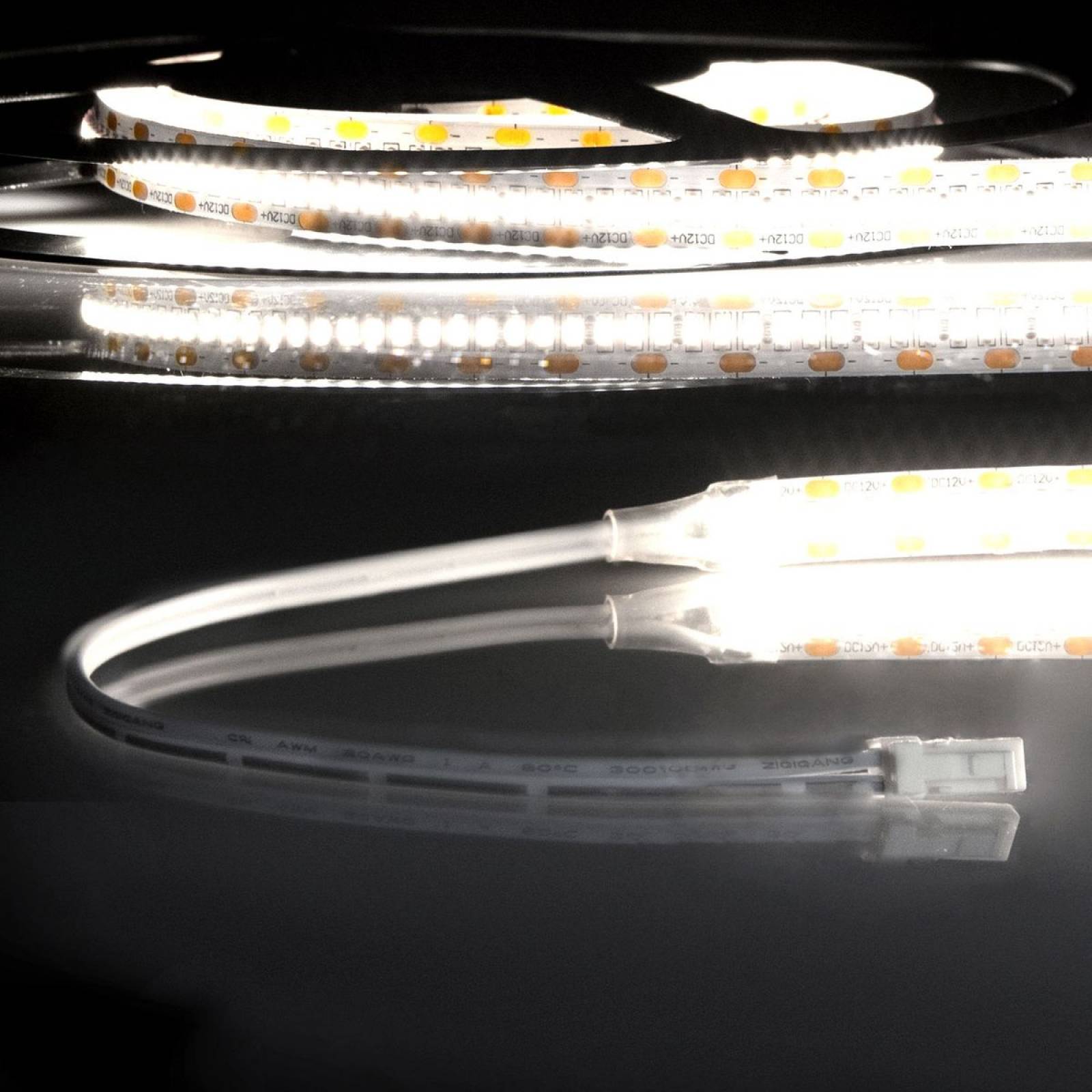 MiniAMP LED Stripe CRI940 steckerfertig 1,2m, 12V, 12W/m, neutralwei� 4000K, Breite 10mm