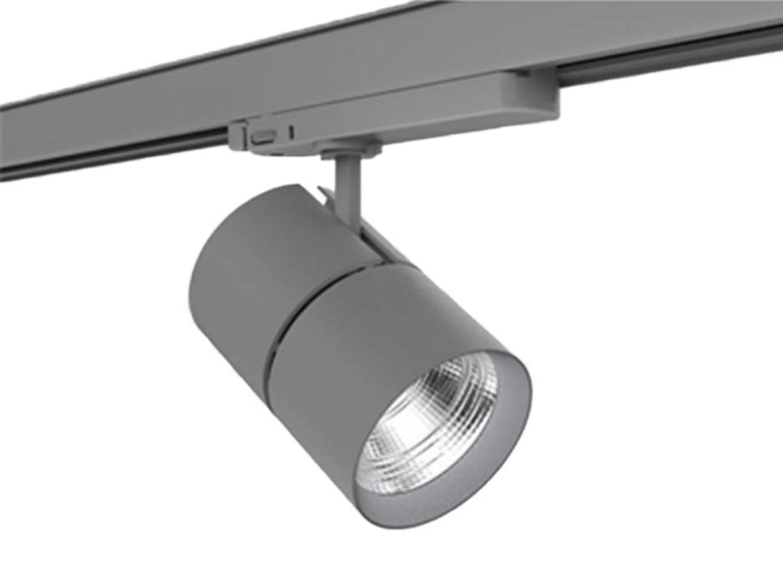 Molto Luce 3-Phasen-Strahler MOVA M BASIC TRACK, 31W, Silber matt, 40�, DALI, 4000K