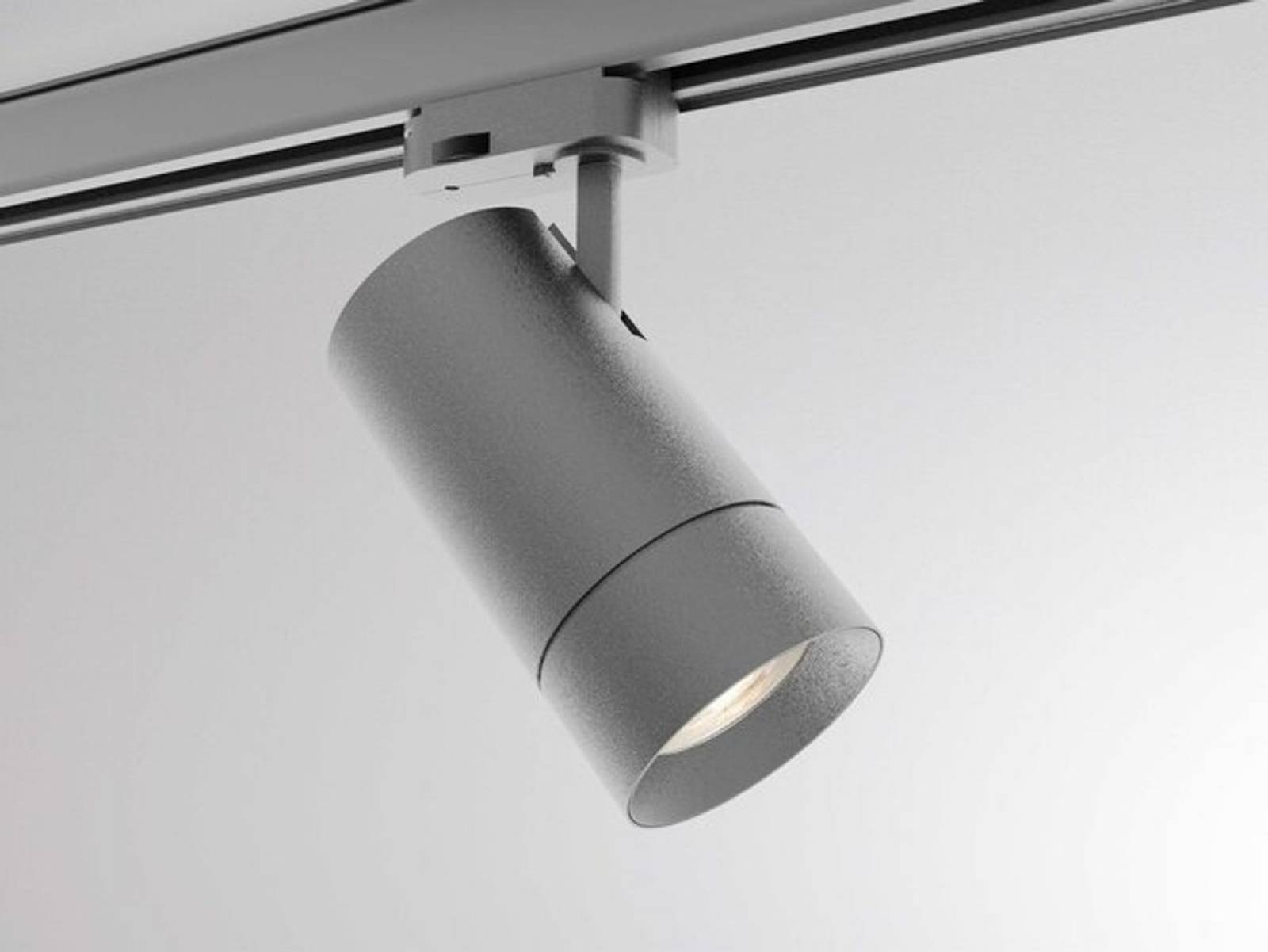 Molto Luce 3-Phasen-Strahler MOVA S GU10 TRACK grau, GU10 max.50W