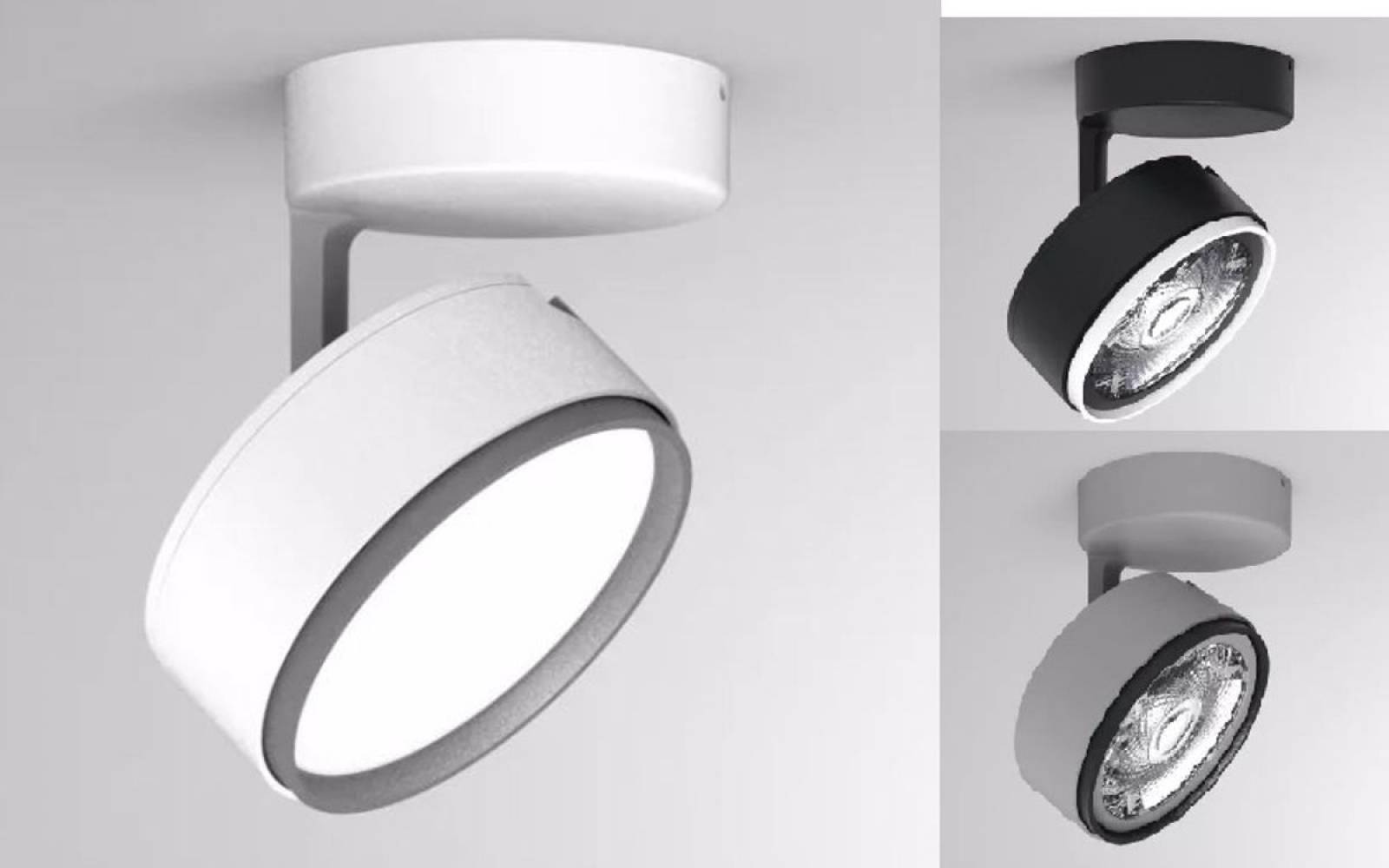 Molto Luce LED Deckenaufbaustrahler 10W LITIN 2 SD, 3000K/4000K, dreh-schwenkbar