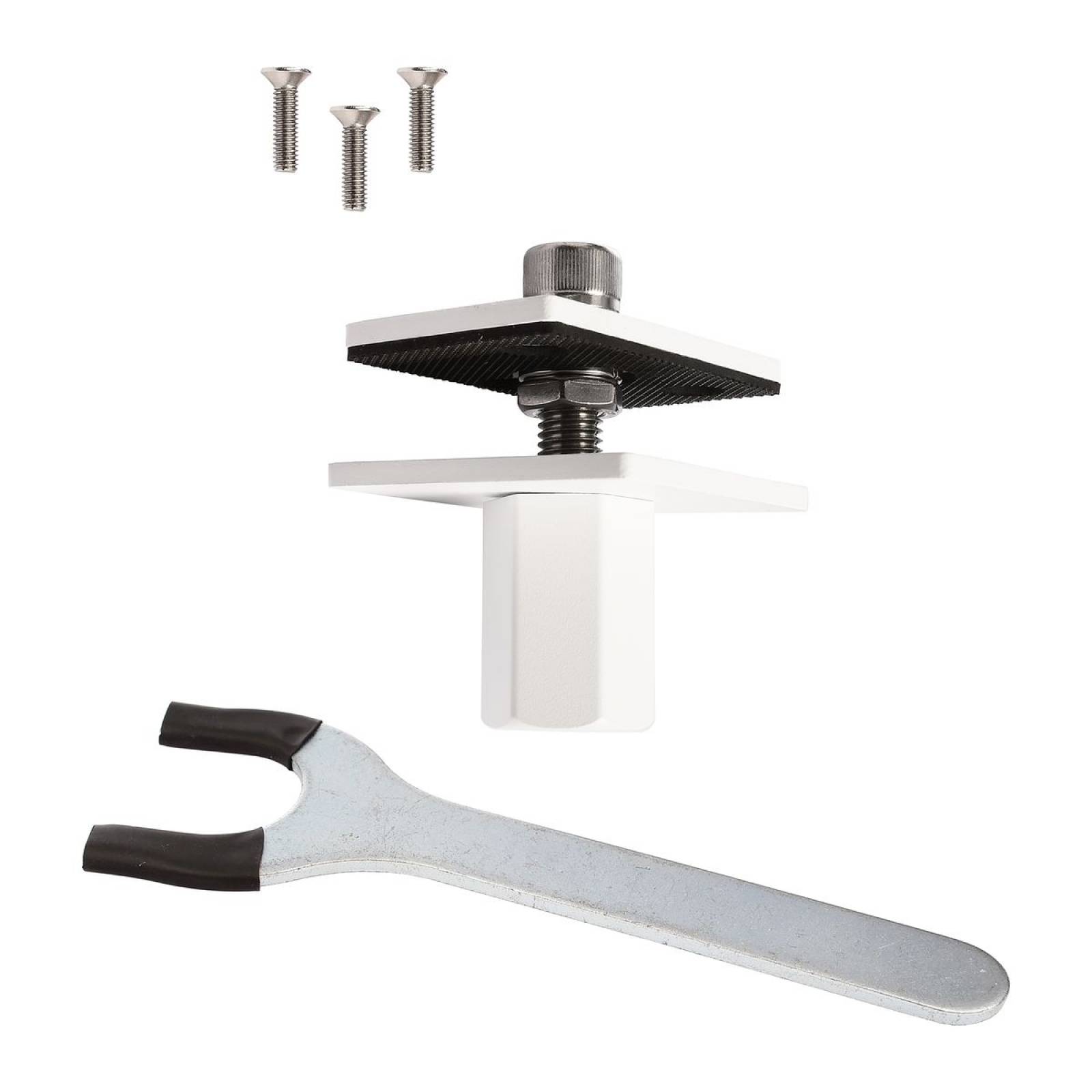 Montagesatz f�r Tischleuchte Office Three in verkehrswei� RAL 9016