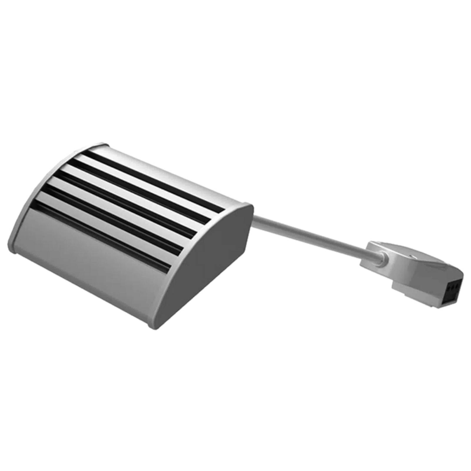 NOVI 50 Pro Tri-Color LED Displayleuchte 50W mit Wielandanschluss, Alu silber-grau
