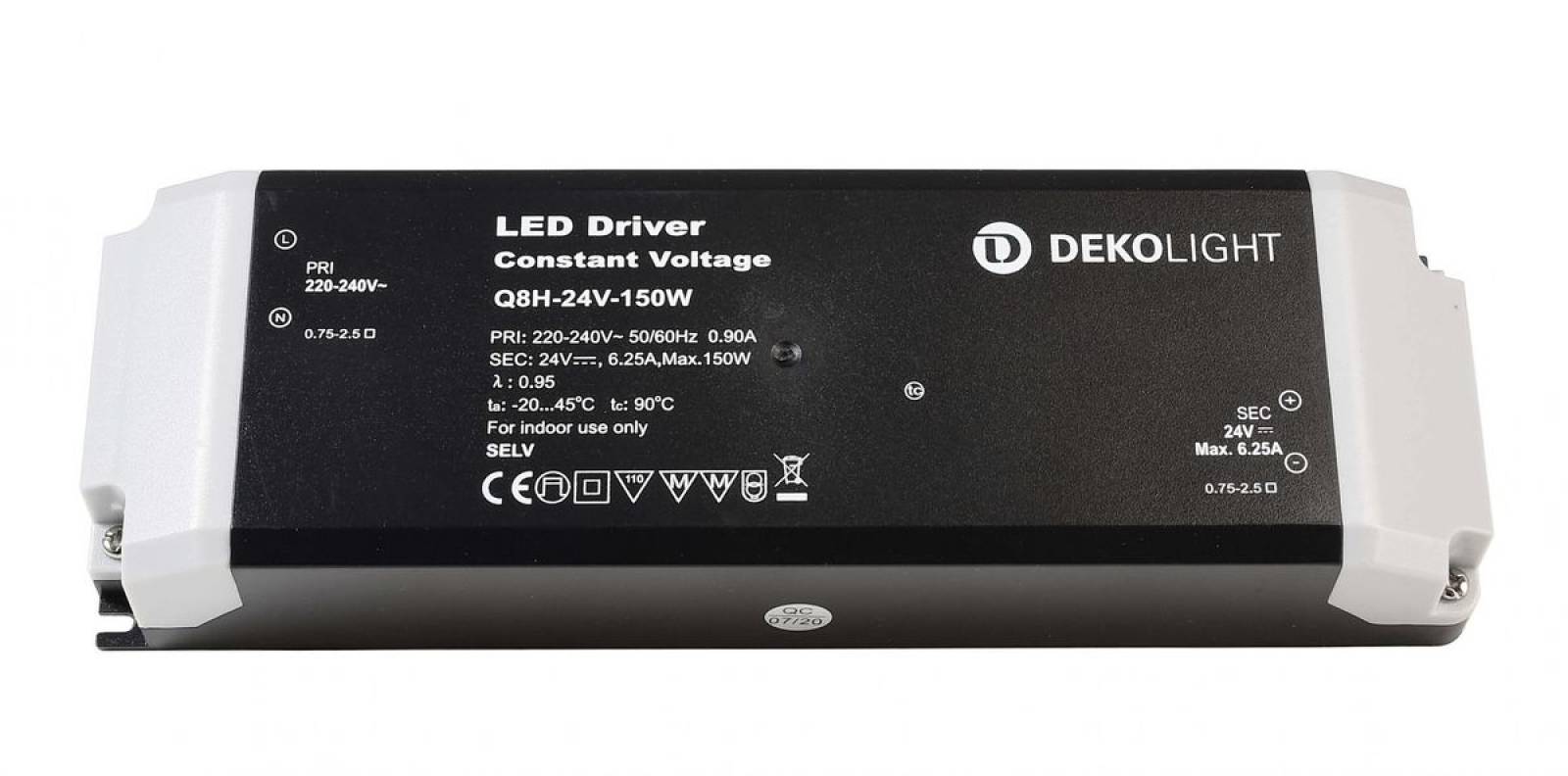 Netzger�t BASIC CV, Q8H-24, max. 150W, spannungskonstant, 24V DC, 0-6250mA
