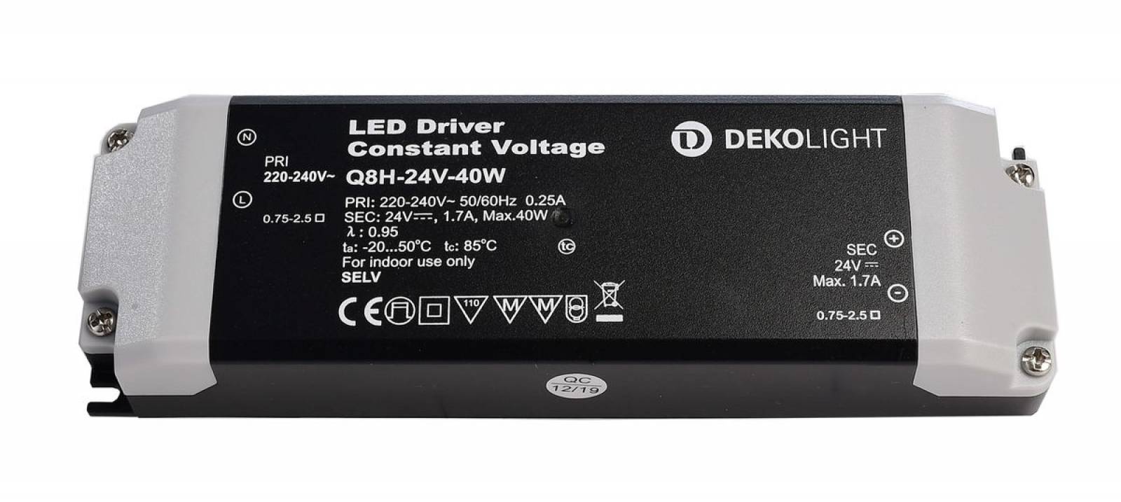 Netzger�t BASIC CV, Q8H-24 max.40W, 24V DC, 0-1700 mA, spannungskonstant