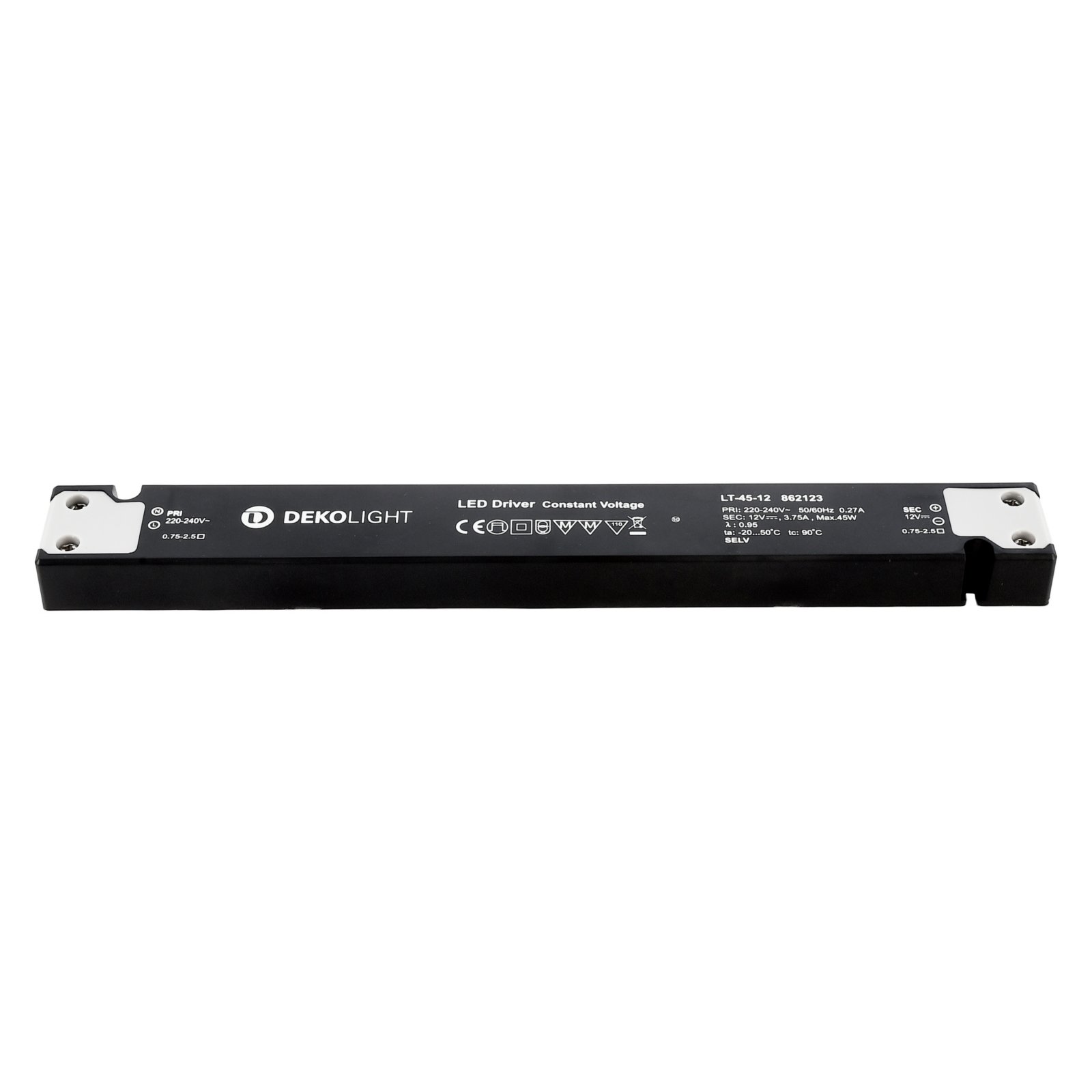 Netzger�t (CV, DC), LONG-FLAT, CV, LT-45 12V, 45W, 220 240V/AC