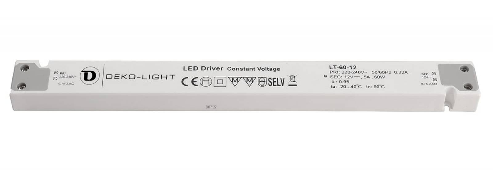 Netzger�t LT-60-12 spannungskonstant 12V DC 5000 mA 60W 220-240V AC/50-60Hz