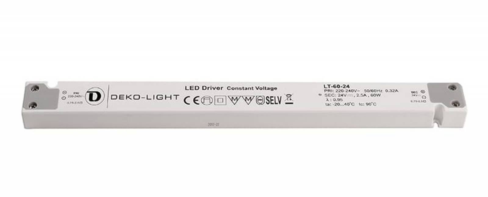 Netzger�t LT-60-24 spannungskonstant 24V DC 2500 mA 60W 220-240V AC/50-60Hz
