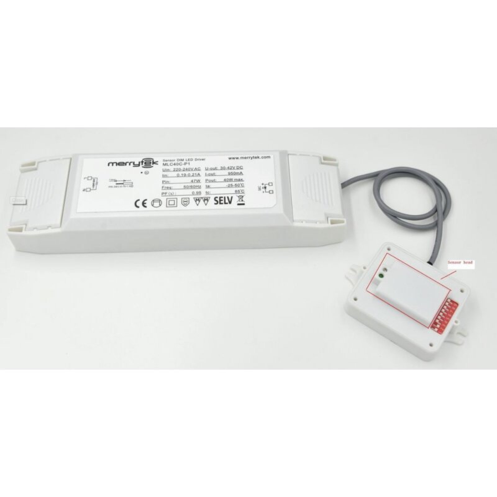 Netzger�t inkl. Bewegungs- und Tageslichtsensor 750mA, 40W, 30-50V