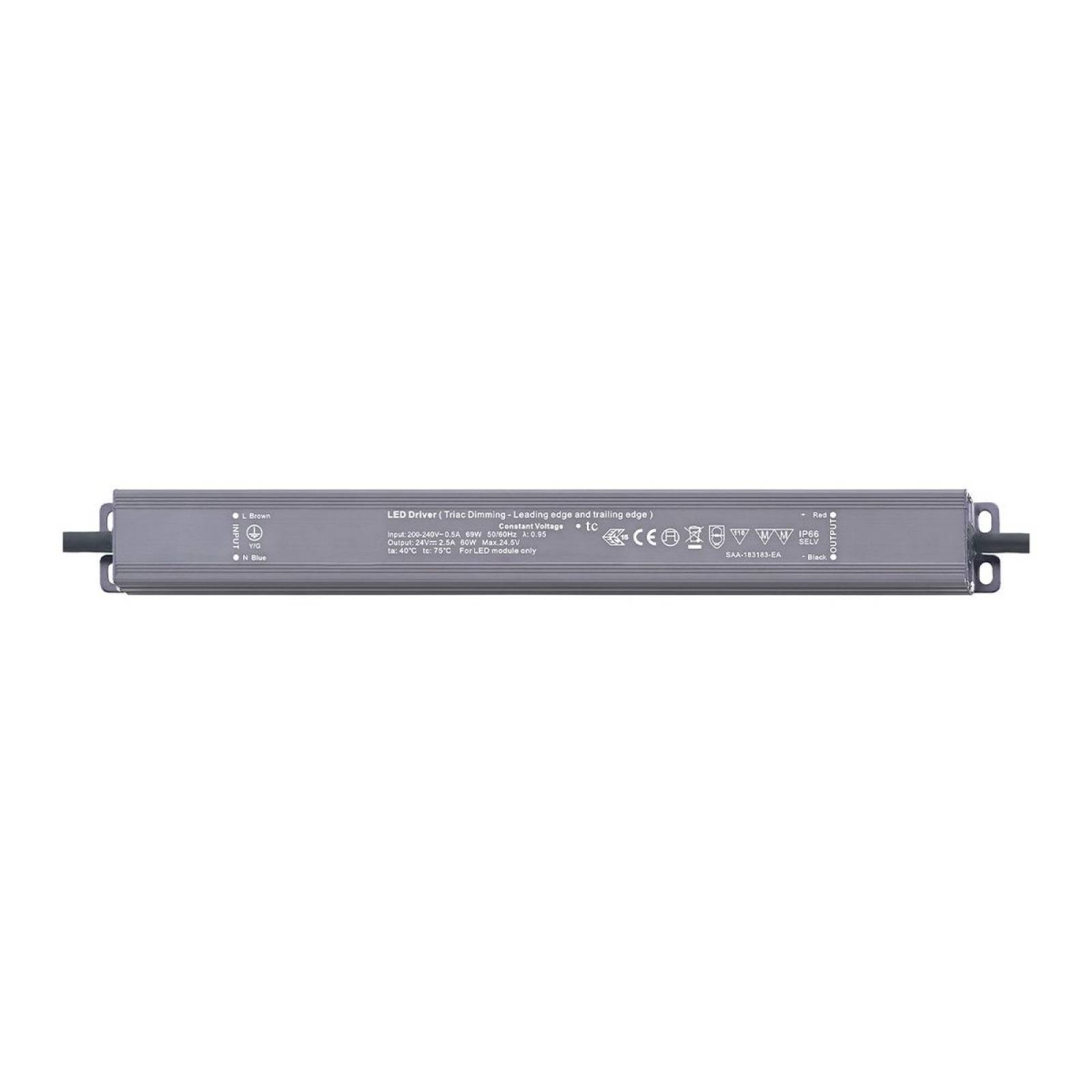 Netzteil Powerline Triac Slim Outdoor 100W 24V IP66 dimmbar