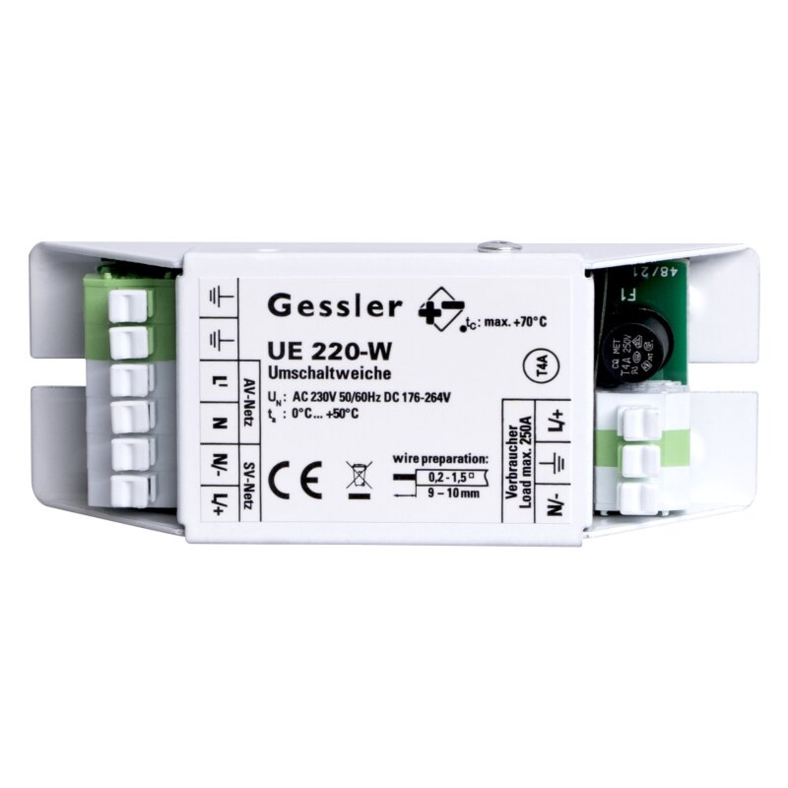 Notstrom Umschaltweiche f�r Gessler Systeme