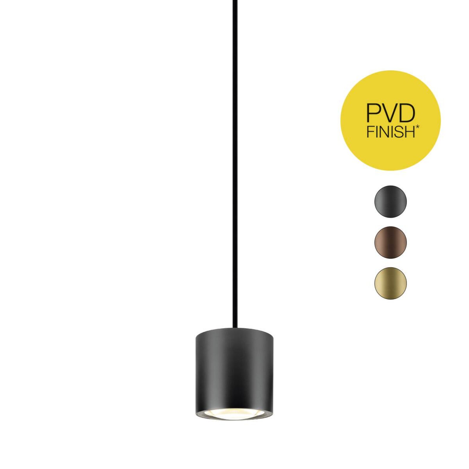 OCULUS Pendelleuchte 1-Phasen-/3-Phasen-Schienen, Dim-to-Warm, dunkel bronze