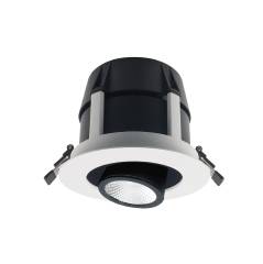 RoboRadar motorisierter Einbauspot 20W, �160, Bluetooth, Schwarz, 24�, 4000K