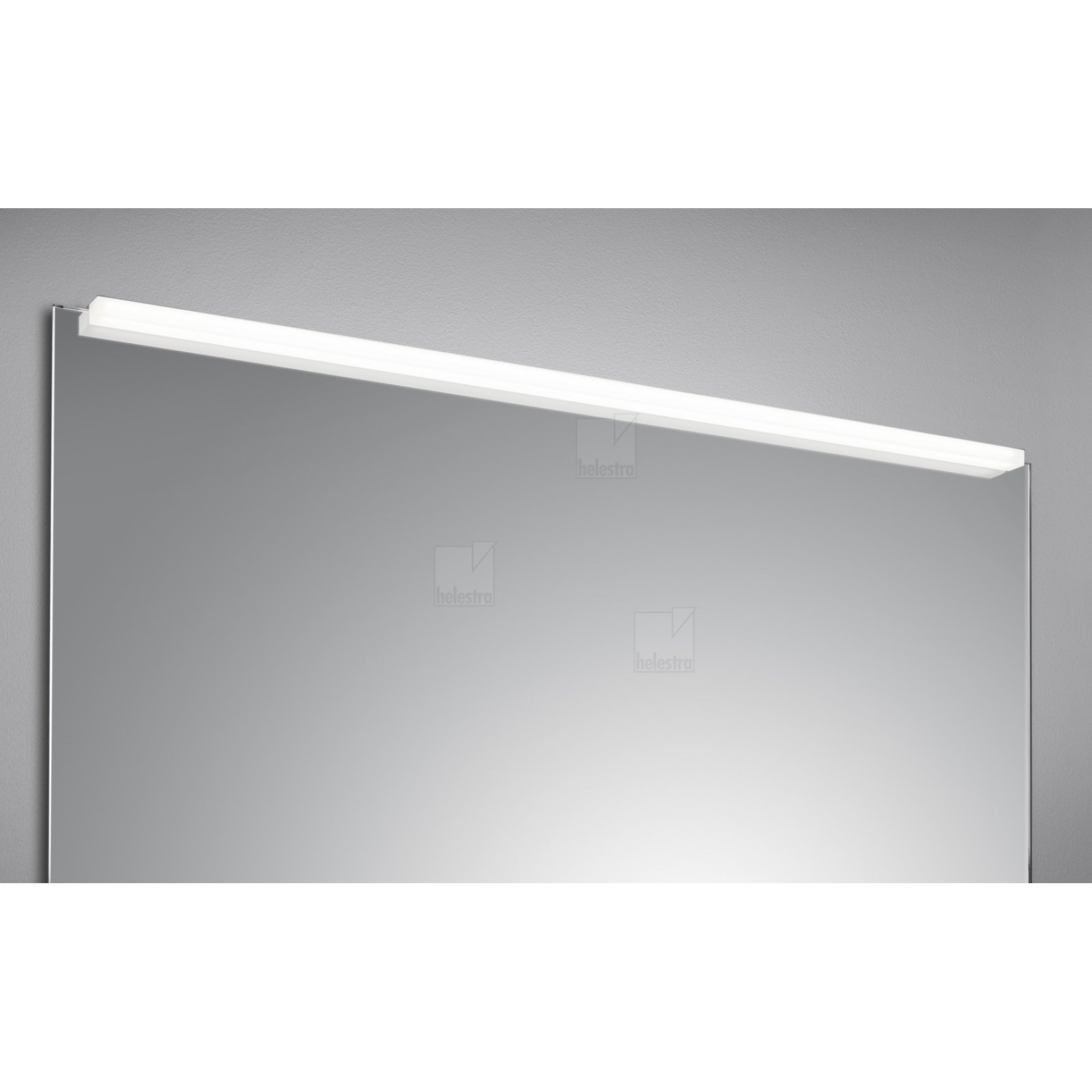 ONTA Spiegelleuchte chrom 1,2m, Direktmontage, warmwei� 2900K, IP44