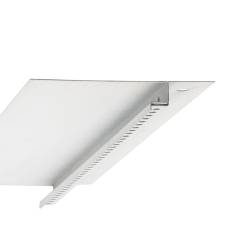 LED-Putzprofil SNL Schattennut inkl. Grundierung, 2m, max. 12,5mm Stripes, 80mm