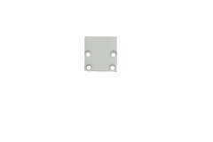 Endkappe f�r PEP 25-2, 25-3 ohne Kabelauslass, wei�