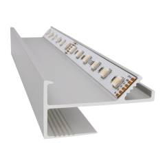 VT Aluprofil 2m wei�, f�r Lichtvoute, f�r max. 12mm LED-Stripes