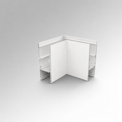 L-Verbinder links f�r IN48 TRACK Pendel-Stromschiene H-Form 48V wei�