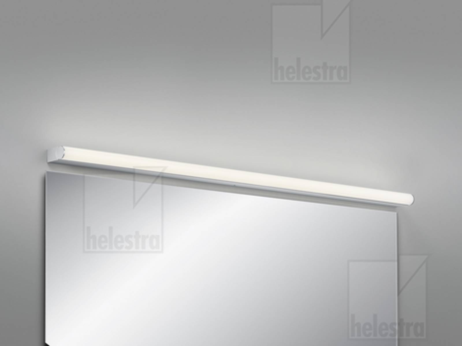 PONTO-S Spiegelleuchte 1200mm, chrom, CCT 3000K+4000K, IP44
