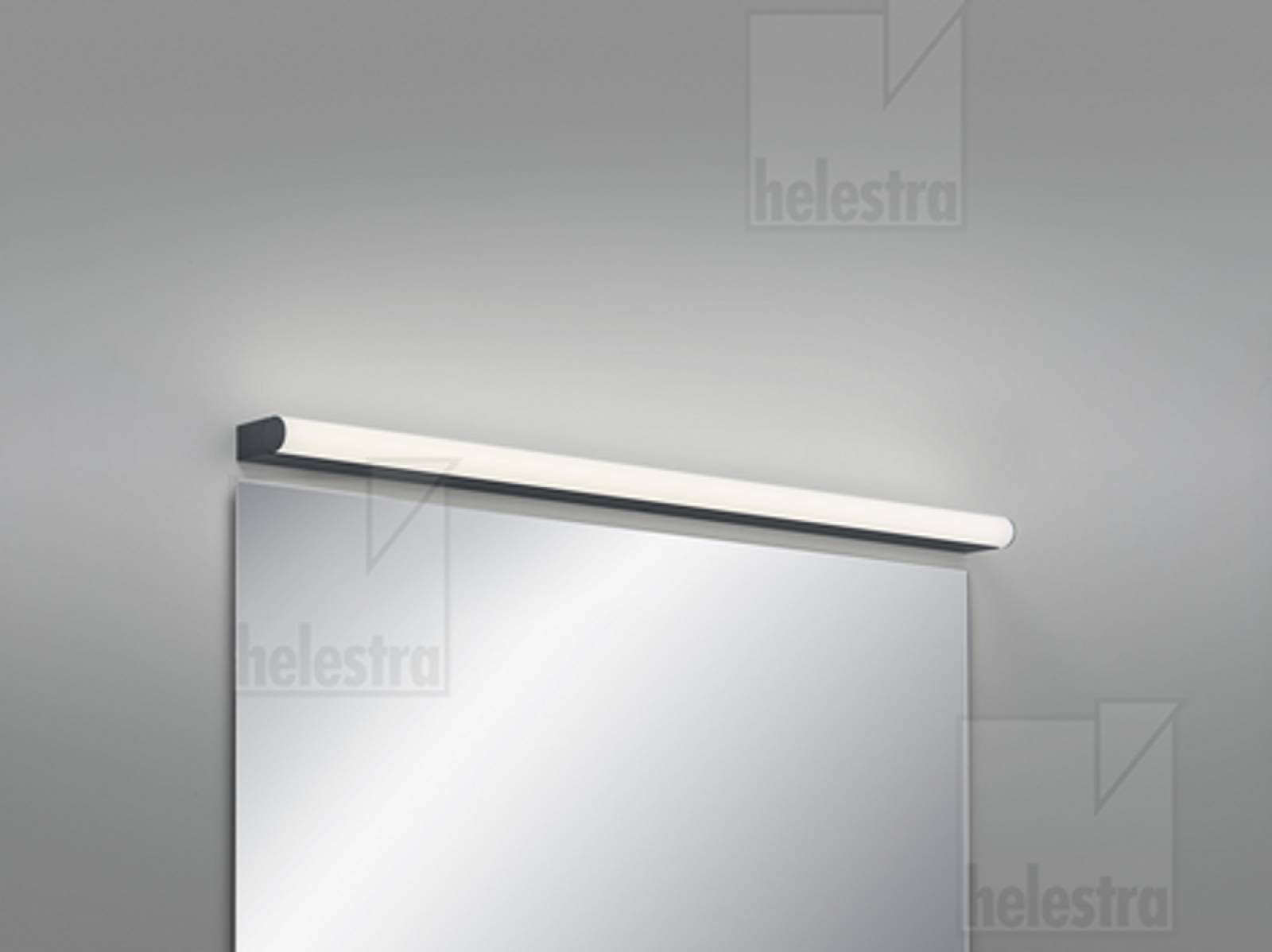 PONTO-S Spiegelleuchte 900mm, schwarz-matt, CCT 3000K+4000K, IP44