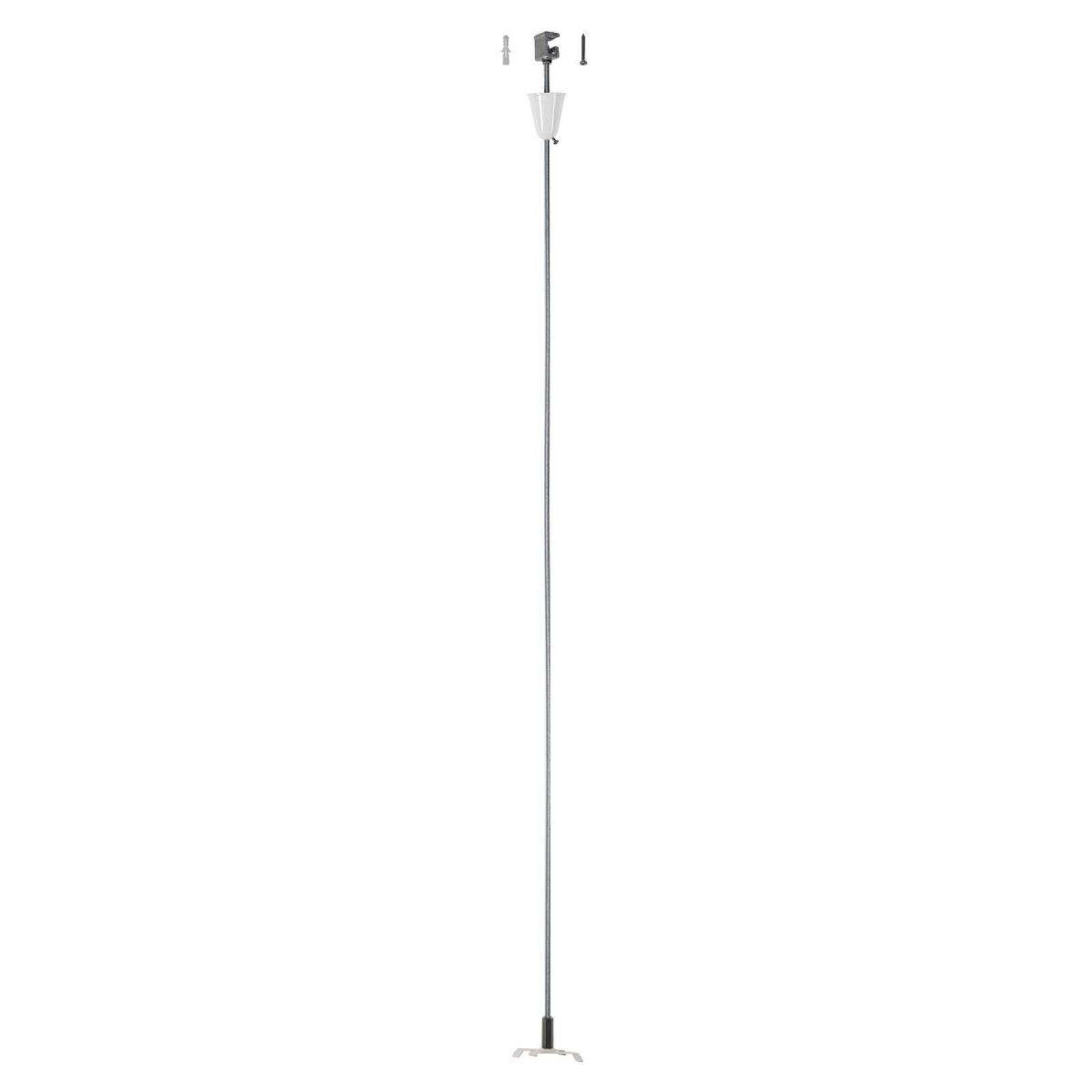 Pendelabh�ngung-Set mit Stange f�r S-TRACK 3-phasen Schiene, wei�, 100cm