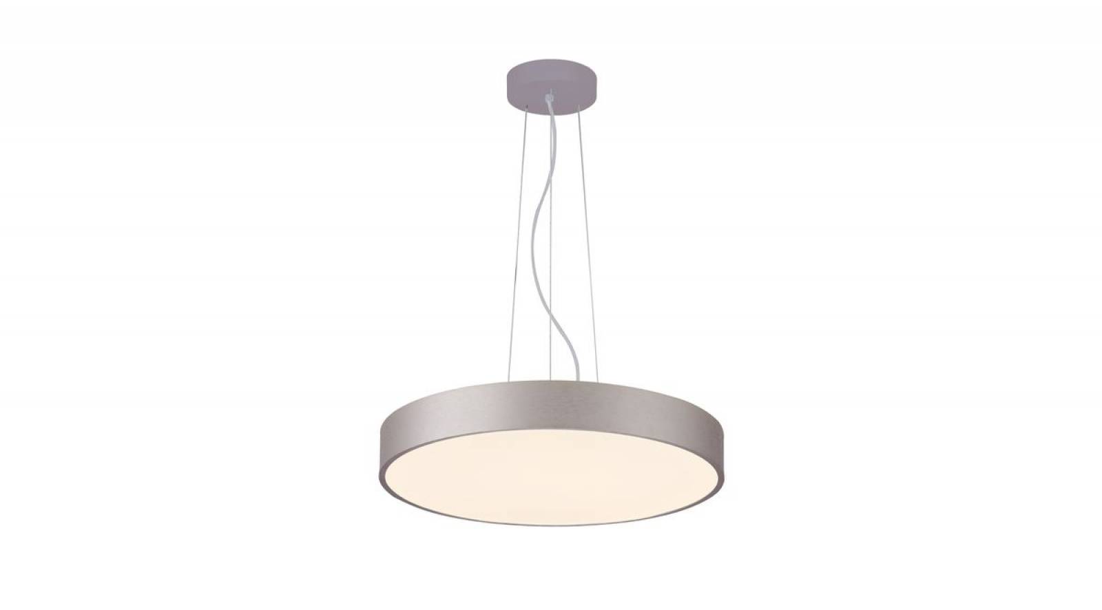 Pendelleuchte Menkar 600mm, 65W, 3000/4000K dimmbar, Silber