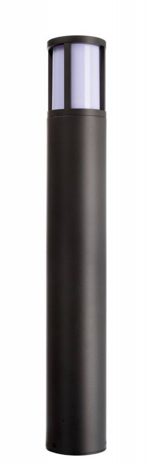 Pollerleuchte Facado II rund IP65, Scheibe wei�-opal 650mm, 1x E27 max 20W, grau