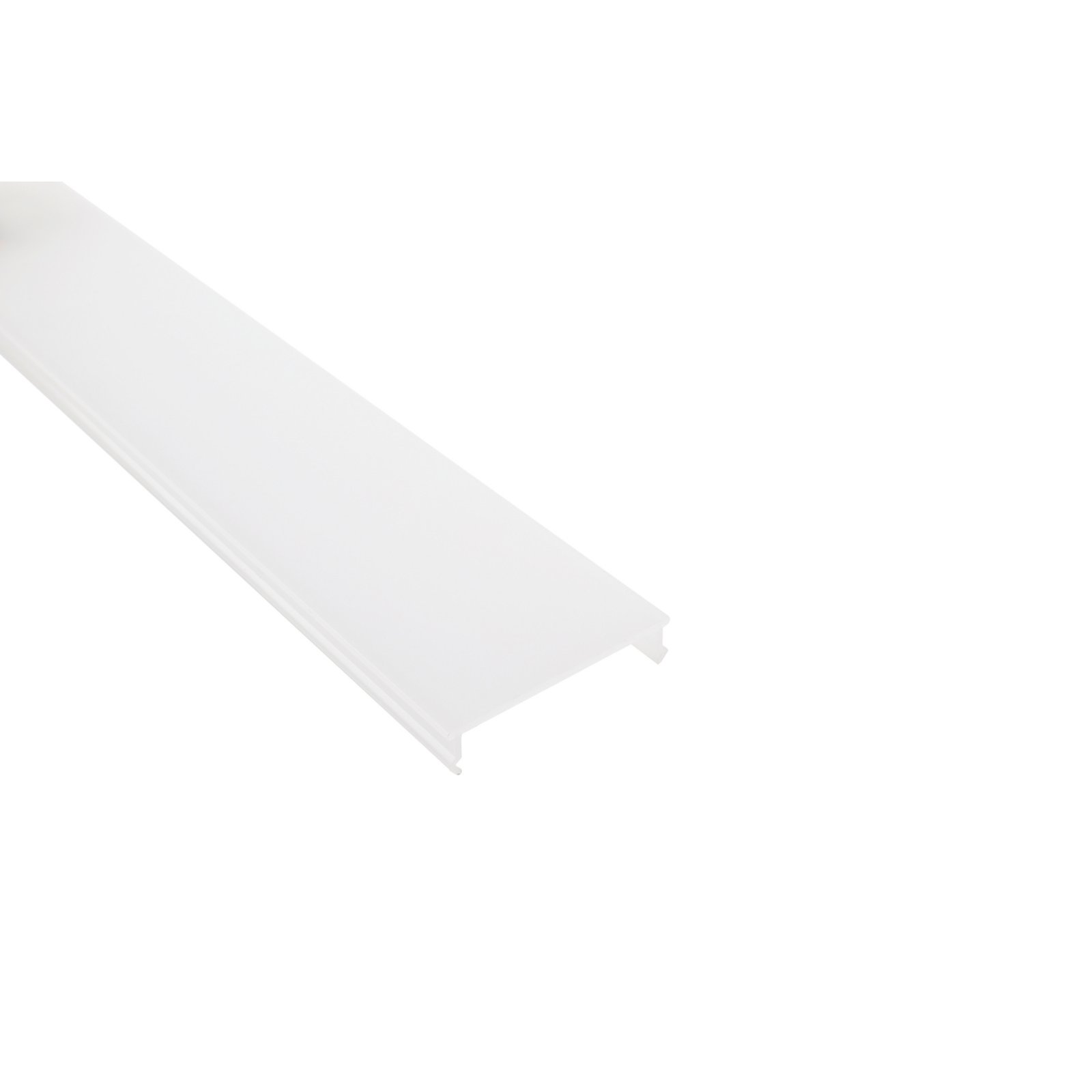 Profil Abdeckung PLANO MS Downlight flach opal, 2m, PMMA opal