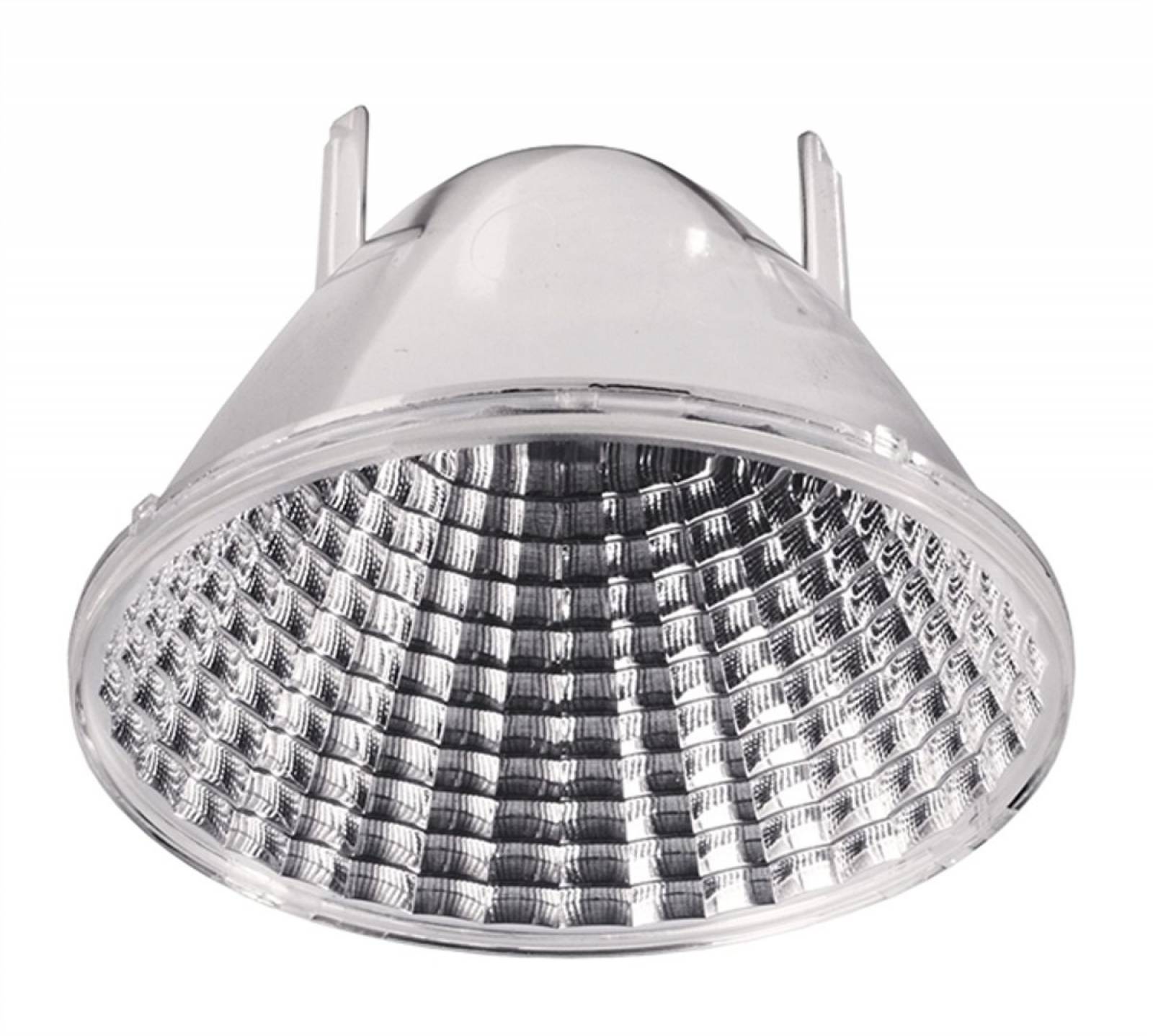 Reflektor 24� f�r LED Deckeneinbauleuchte Serie Uni II Max, Metall silber