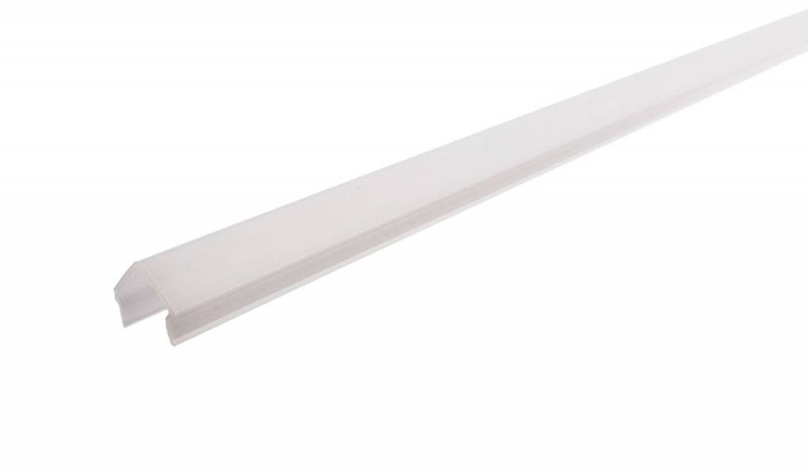 Reprofil Abdeckung E-01-08, milchig 40% Transmission, 3000 mm, Ecke