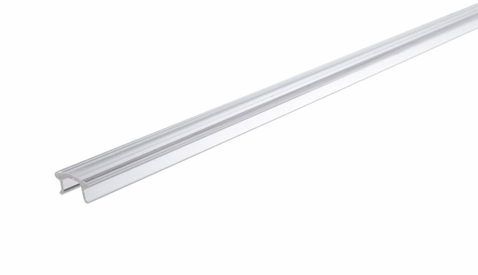 Reprofil Abdeckung F-01-05, klar 95% Transmission, 2000 mm, Flach