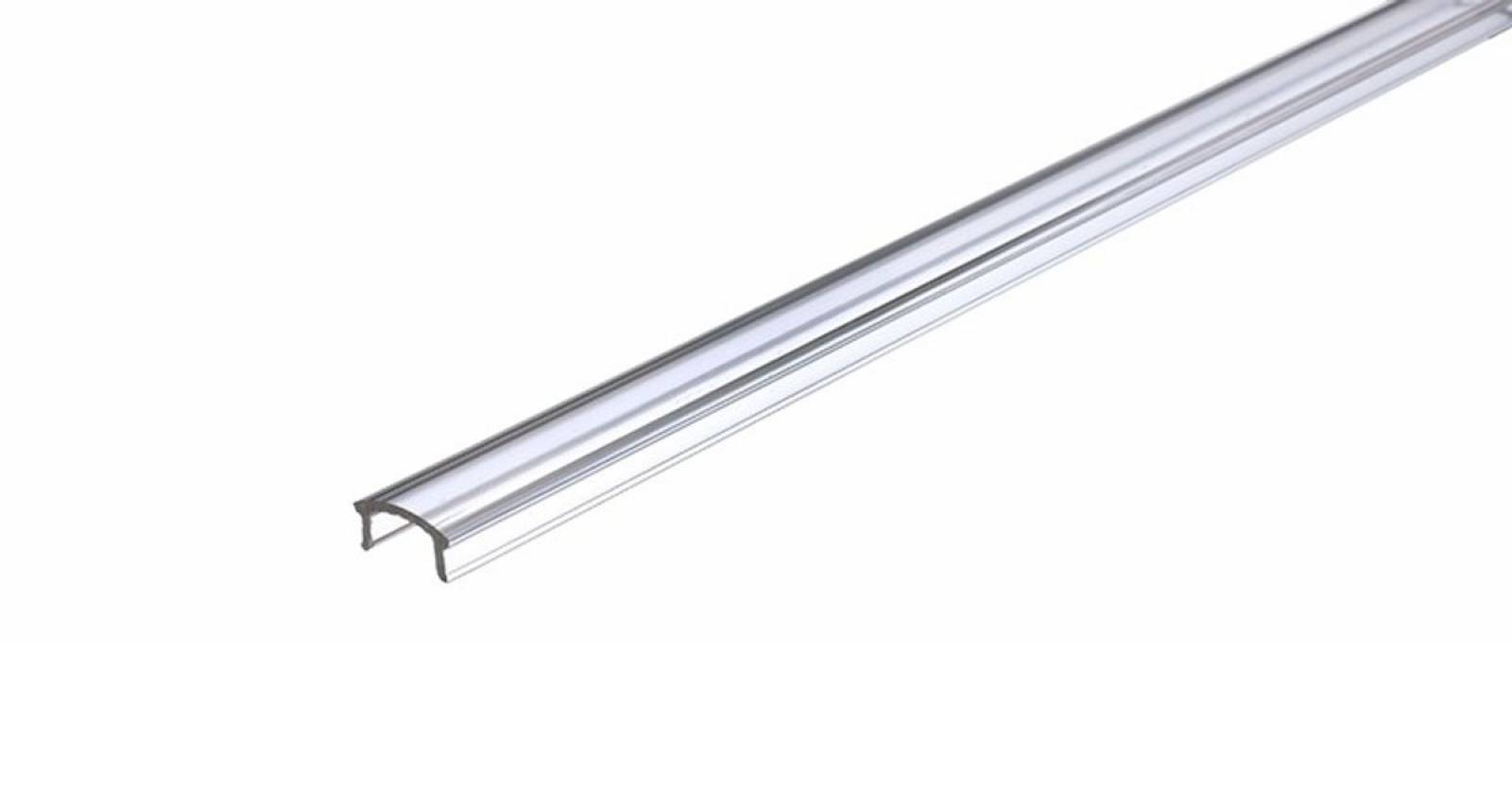 Reprofil Abdeckung F-01-08, klar 95% Transmission, 1000 mm, Flach
