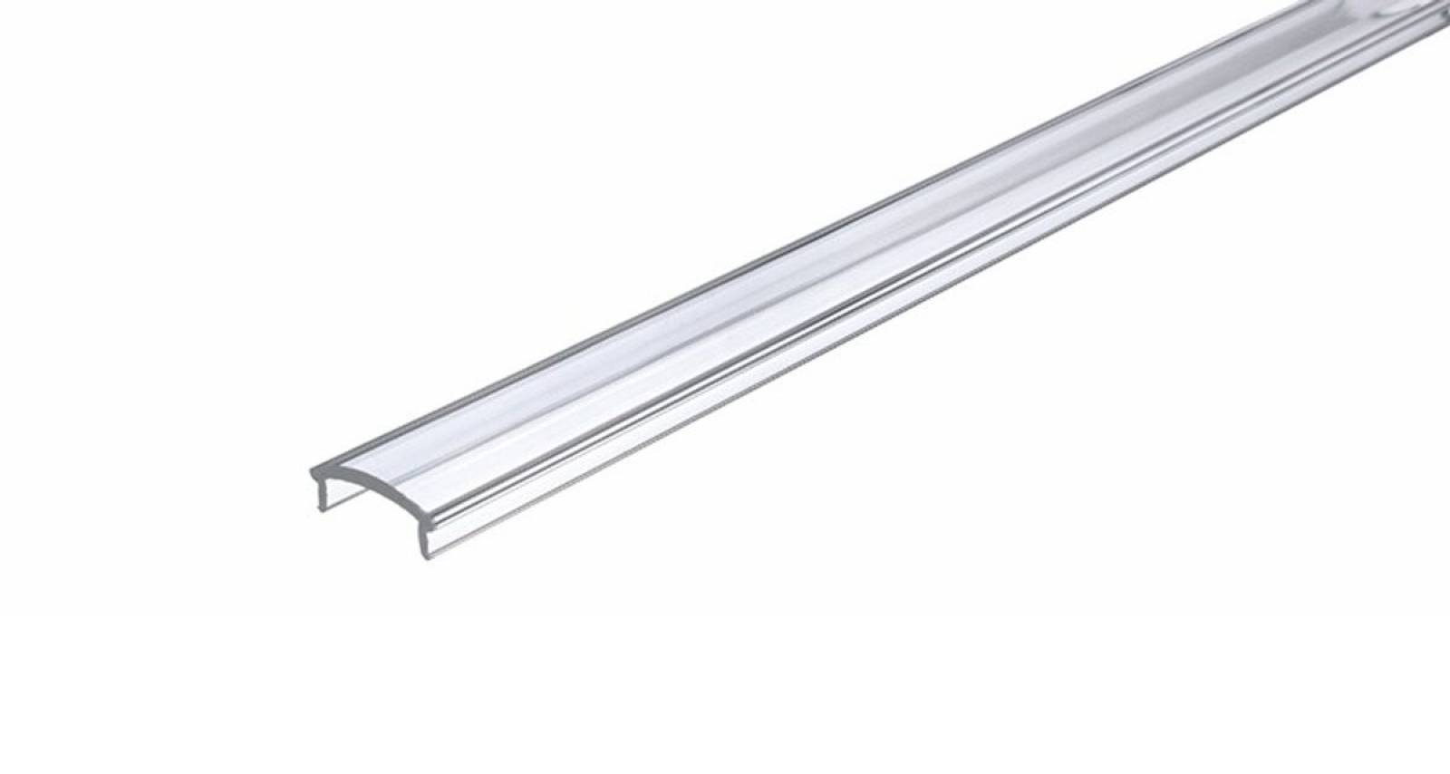 Reprofil Abdeckung F-01-12, klar 95% Transmission, 1000 mm, Flach