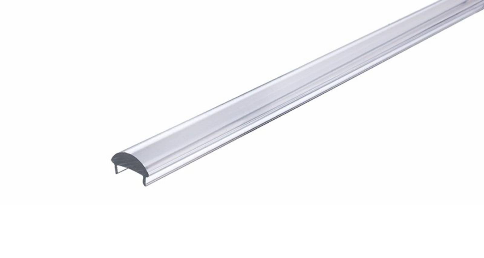 Reprofil Abdeckung L-01-10, klar 95% Transmission, 3000 mm, Linse