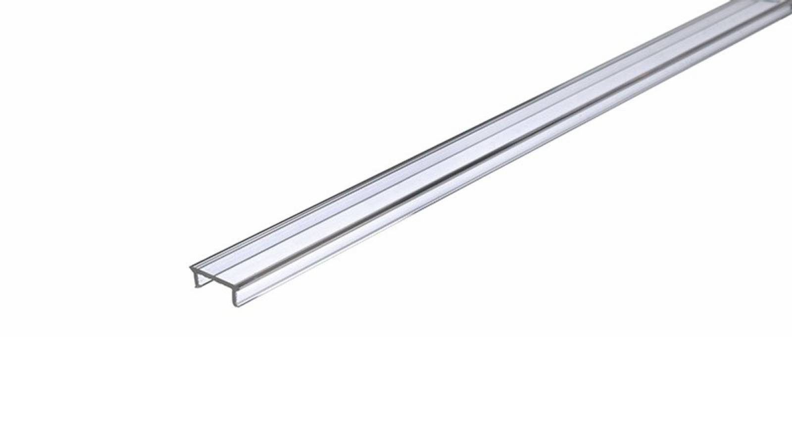 Reprofil Abdeckung P-01-08, klar 95% Transmission, 3000 mm, Plan