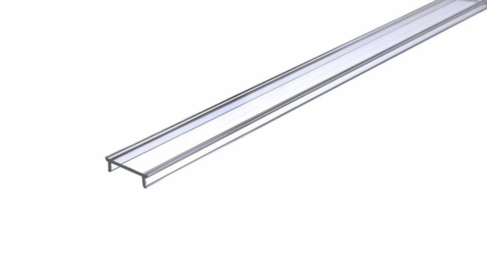 Reprofil Abdeckung P-01-12, klar 95% Transmission, 2000 mm, Plan