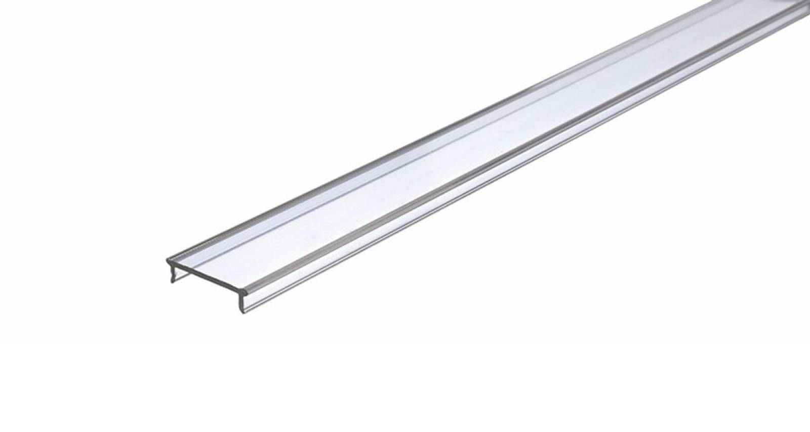 Reprofil Abdeckung P-01-15, klar 95% Transmission, 2000 mm, Plan