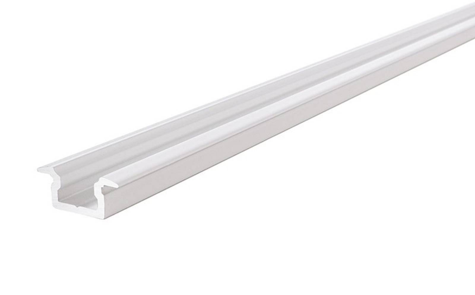 Reprofil ET-01-05 flaches T-Profil f�r 5 - 5,7 mm LED Stripes, Wei�-matt, 2000 mm