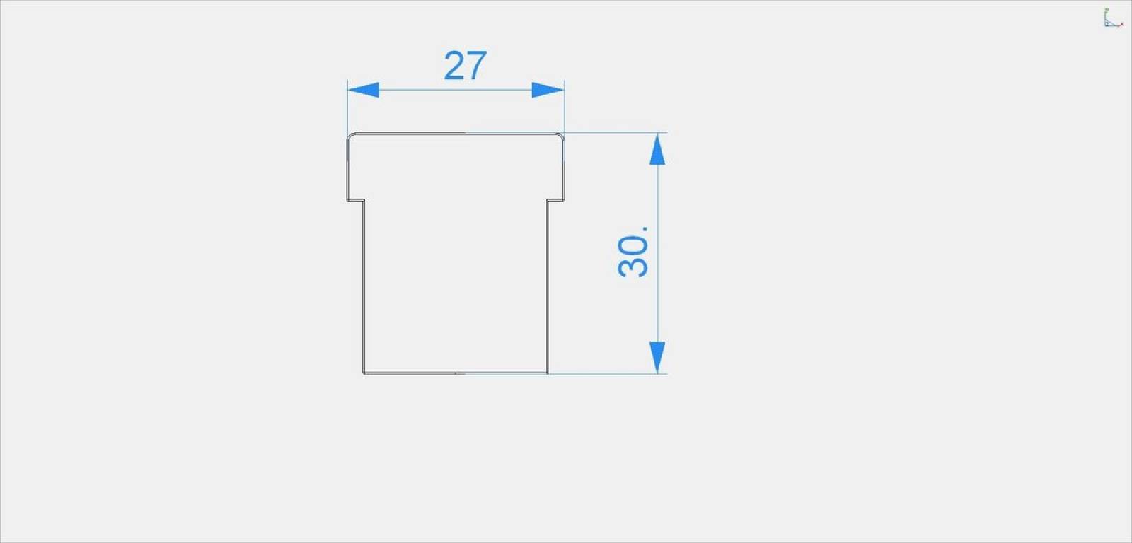 Reprofil, Endkappe C-I-EU-01-12 Set 2 Stk, Kunststoff, L�nge: 30 mm