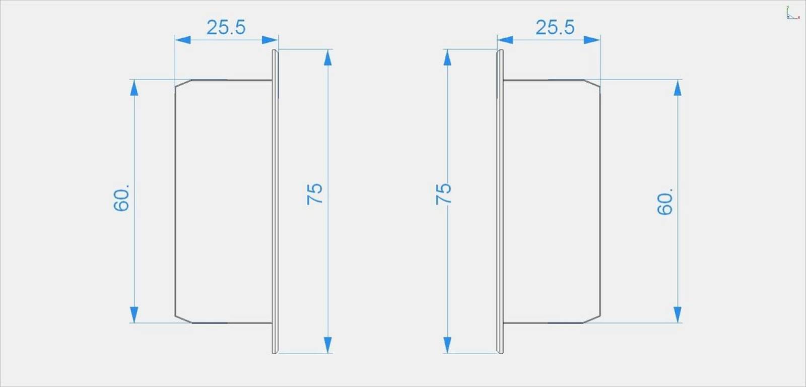 Reprofil, Endkappe C-P-EL-02-10 Set 2 Stk, Kunststoff, L�nge: 75 mm, grau