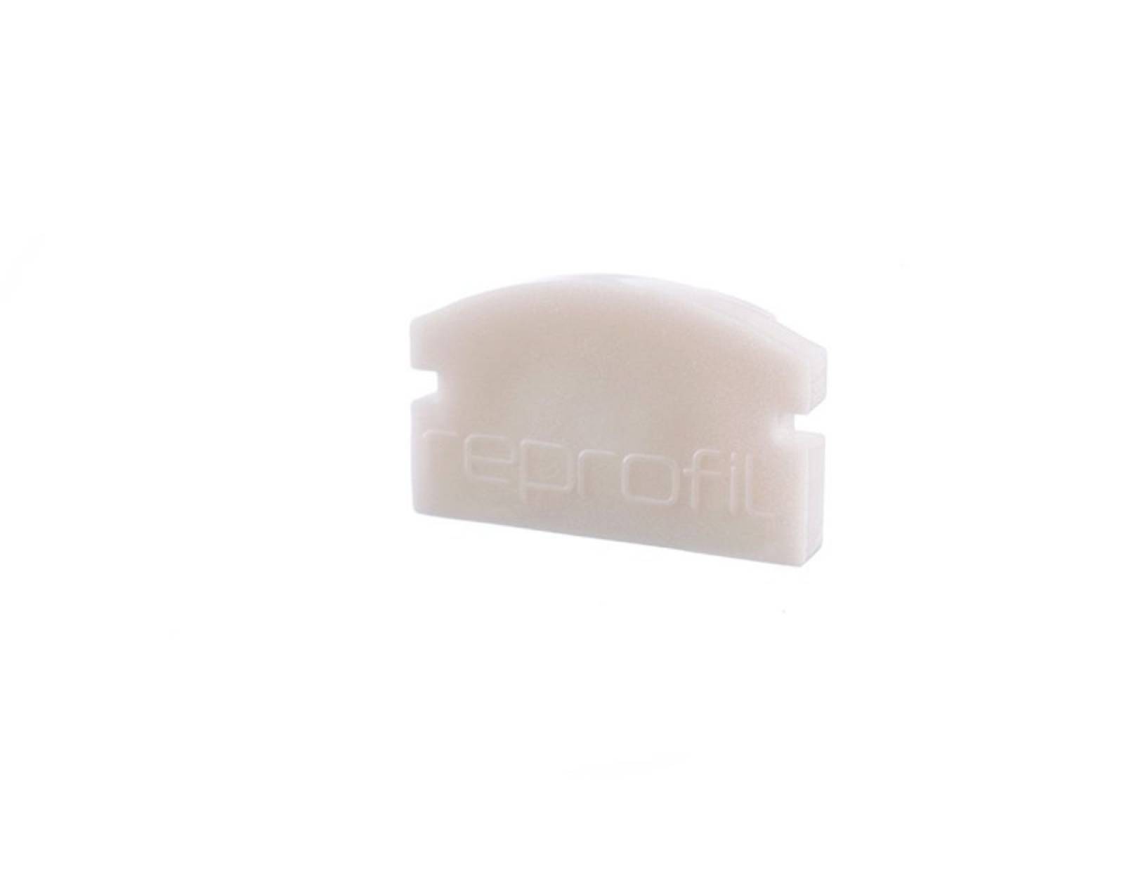Reprofil Endkappe F-AU-01-08, Wei�, 14 mm, Flach