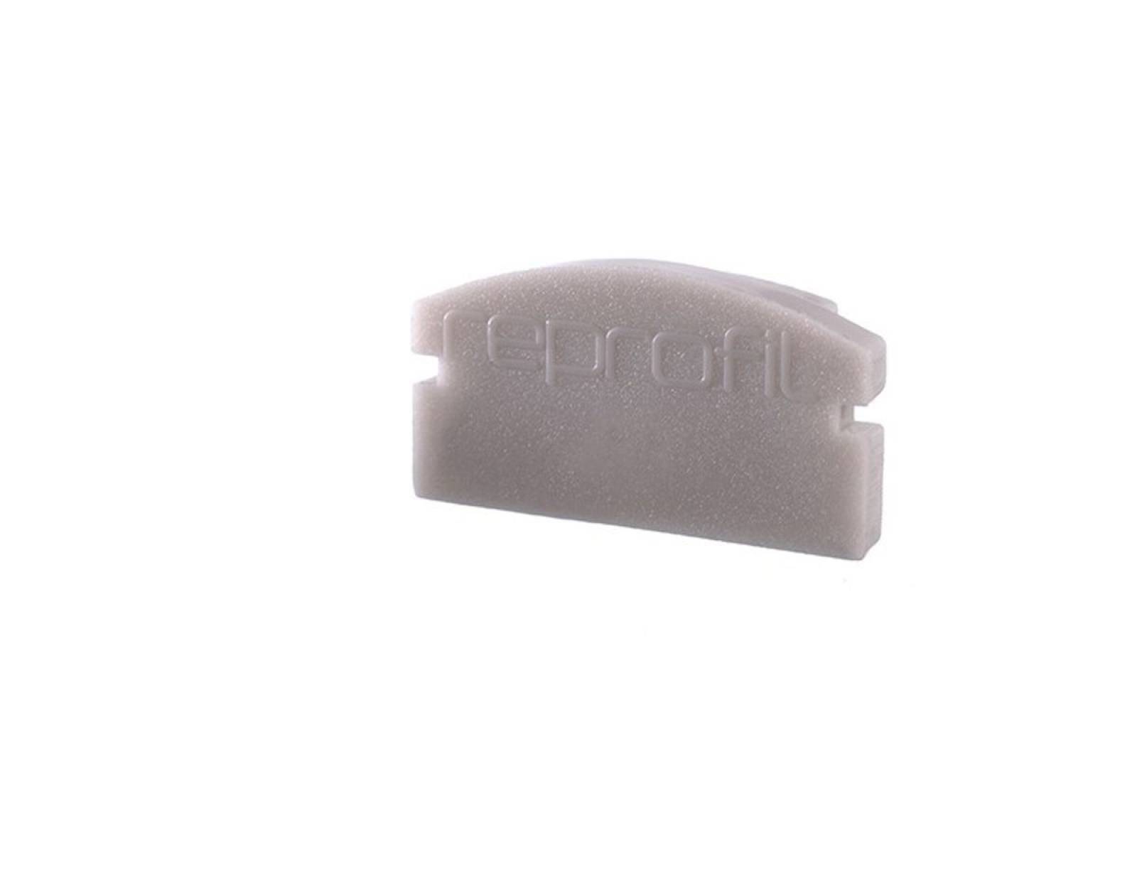 Reprofil Endkappe F-AU-01-10, Grau, 16 mm, Flach