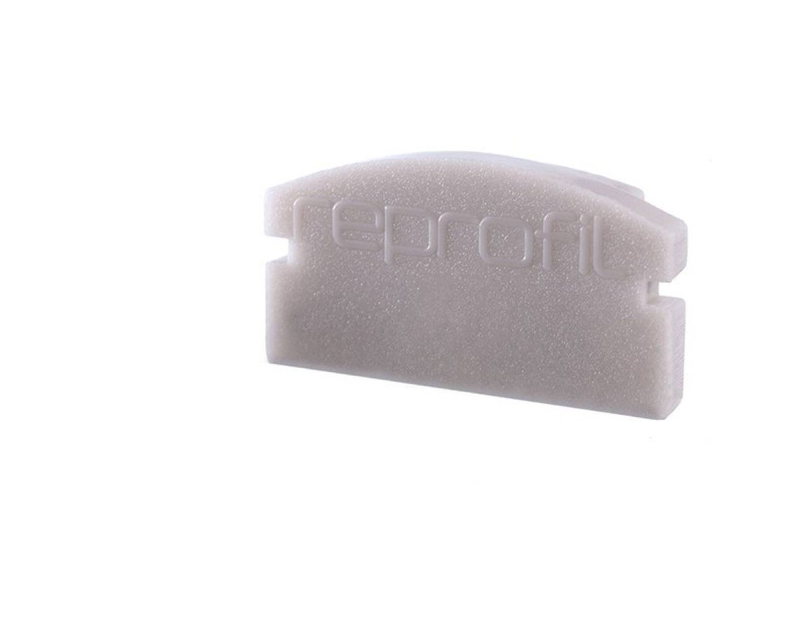 Reprofil Endkappe F-AU-01-12, Grau, 18 mm, Flach