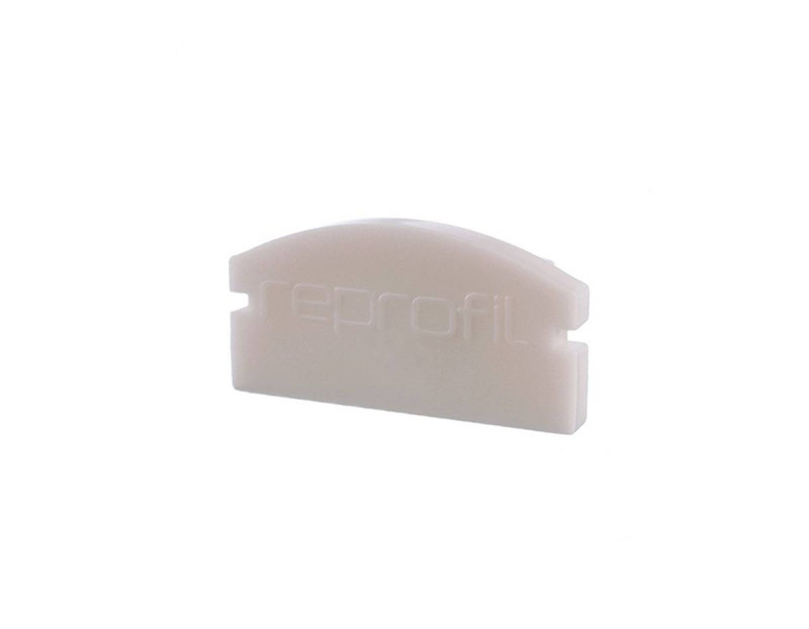 Reprofil Endkappe F-AU-01-12, Wei�, 18 mm, Flach
